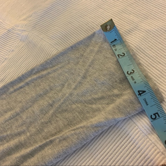 J. Crew long gray sleeve embroidered top. Large - Picture 9 of 10